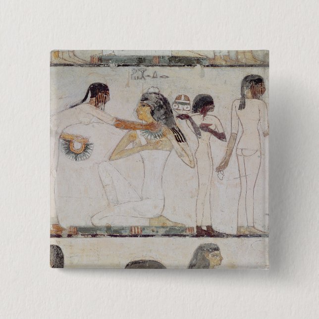 Die Toilette von Noblewomen Button (Vorderseite)