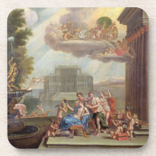 Die Toilette von Venus, 18. Jahrhundert Untersetzer