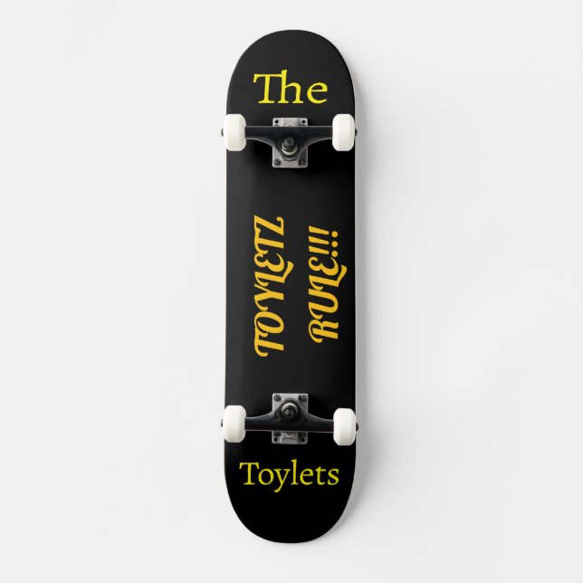 Die Toiletten Skateboard (Vorderseite)
