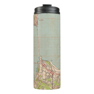 Die topografische Karte des Golden Gate Thermosbecher