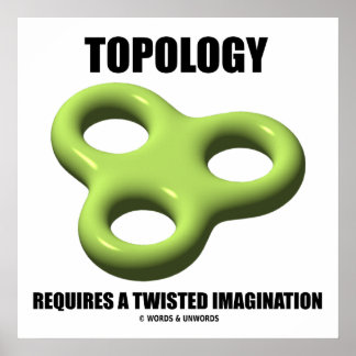 Die Topologie erfordert einen gedrehten Imaginatio Poster