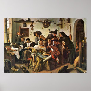 Die Topsy-Turvy World von Steen Jan (beste Qualitä Poster