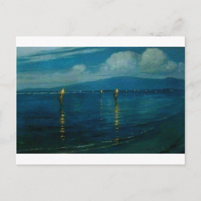 Die Torchlight-Fischer, Waikiki Postkarte (Vorderseite)