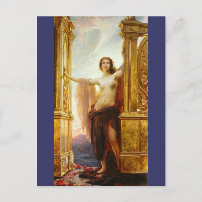 Die Tore von Dawn - Herbert James Draper Postkarte (Vorderseite)