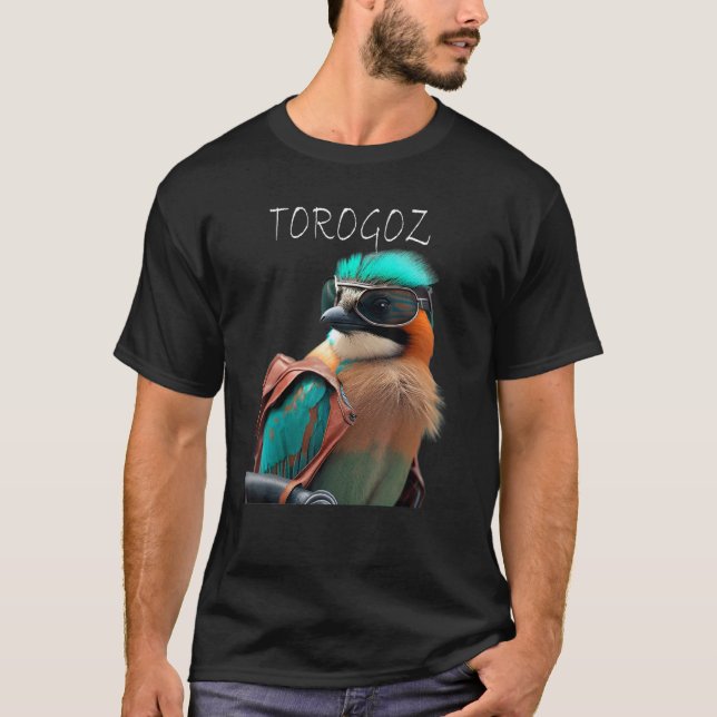Die Torogoz Genigend - Der Nationalvogel von El Sa T-Shirt (Vorderseite)
