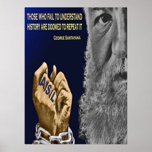 Die Tote Geschichte wiederholt sich. 45,7 cm x 61  Poster