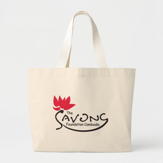 Die Tote-Tasche der Savong Foundation Jumbo Stoffbeutel (Vorne)