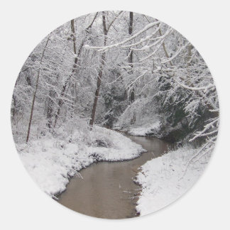 Die Toten des Winters Runder Aufkleber