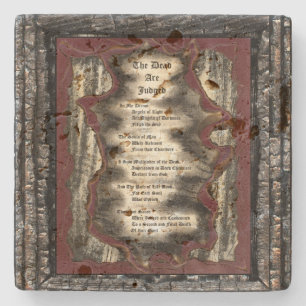 Die Toten werden beurteilt Steinuntersetzer