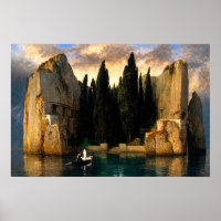 Die Toteninsel von Arnold Böcklin