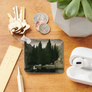 Die Toteninsel von Arnold Böcklin, Symbolismus Kun Schlüsselanhänger