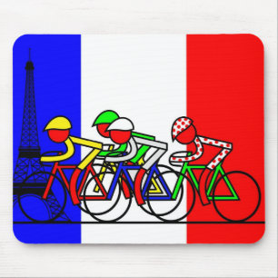 Die Tour Ankunft in Paris Mousepad