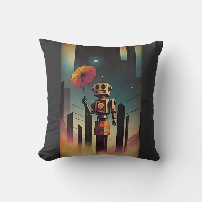 Die touristische Kunst - Ken Gage Surreal Art Kissen (Vorderseite)