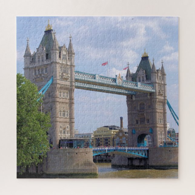 Die Tower Bridge - London - 20x20 - 676 Stk. Puzzle (Vertikal)