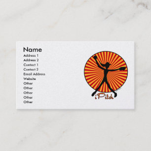 Die Trading Card des Fastpitch Softball-Kruges Visitenkarte