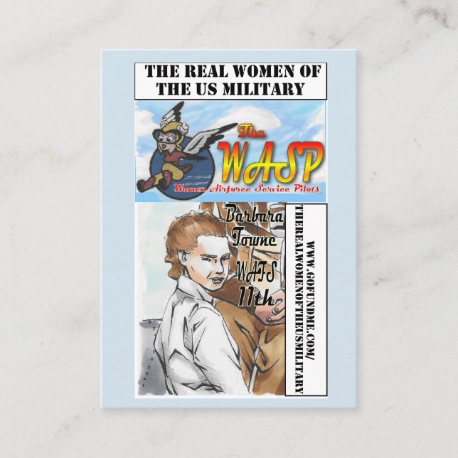 Die Trading Card WESPE Barbaras Towne Visitenkarte (Vorderseite)