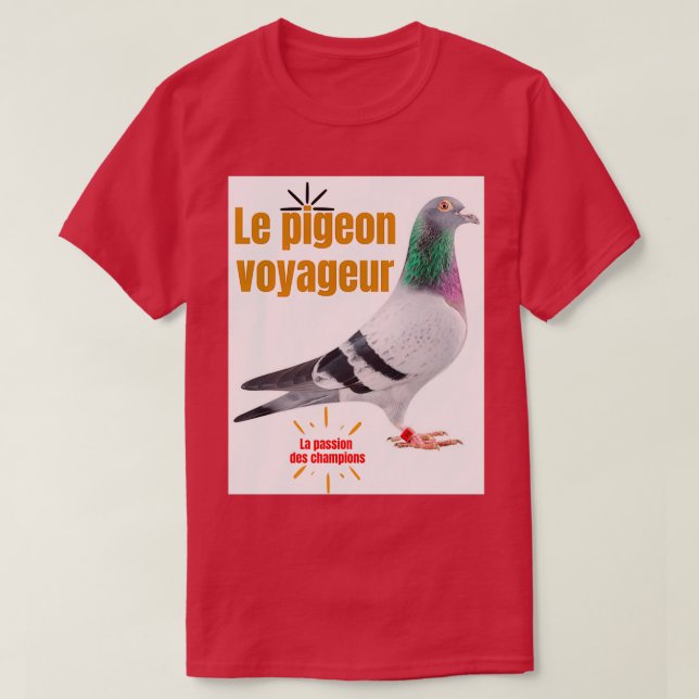 die Trägertaube 1 T-Shirt (Design vorne)