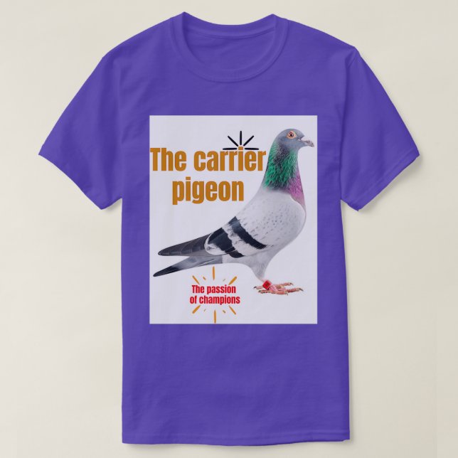 Die Trägertaube T-Shirt (Design vorne)