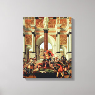Die Tragödie der Lucretia von Sandro Botticelli Leinwanddruck