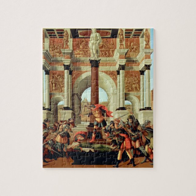 Die Tragödie von Lucretia durch Sandro Botticelli Puzzle (Vertikal)