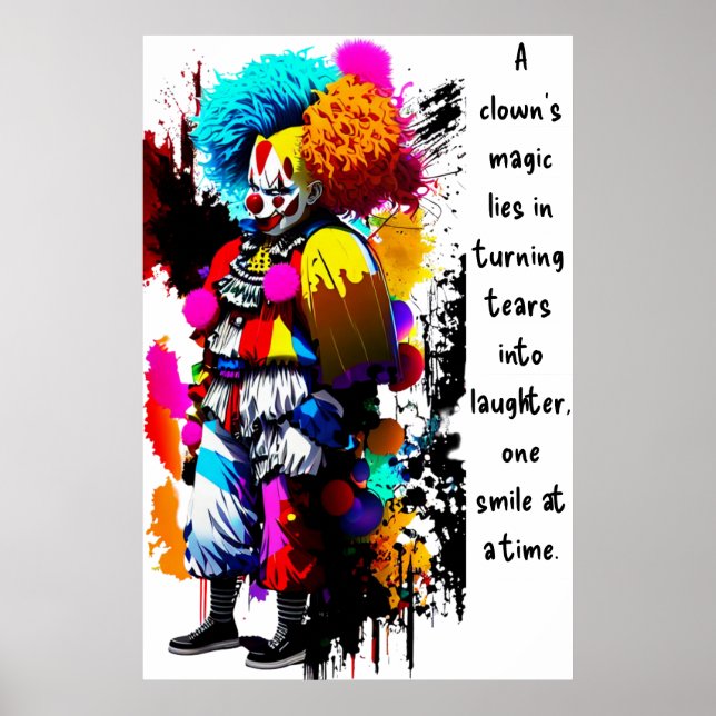 Die Tränen eines Clowns Poster (Vorne)