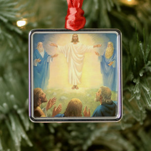 Die Transformation Jesu Christi, Vintage Religion Ornament Aus Metall