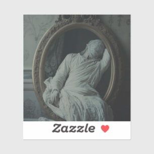 Die Trauer danach — Gothic Fine Art Aufkleber