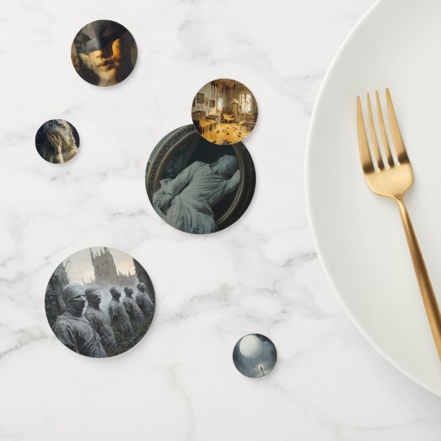 Die Trauer nach der Galerie - Arkane schöne Künste Konfetti (Gruppe)