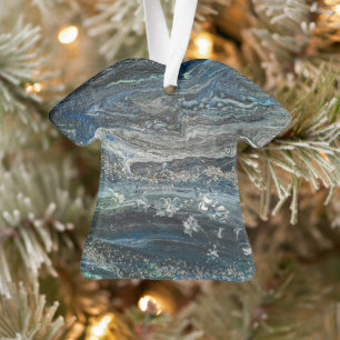 Die Träume der abstrakten Malerei des Ozeans 20 Ornament