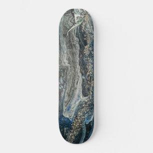 Die Träume der abstrakten Malerei des Ozeans 20 Skateboard