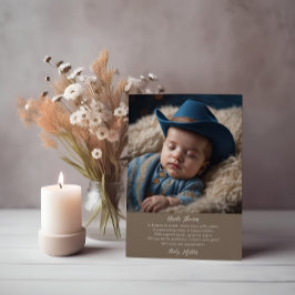 Die Träume des Cowboy-Großvaters Lullaby Einladung