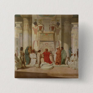 Die Träume erklärenden Pharaos Josephs Button