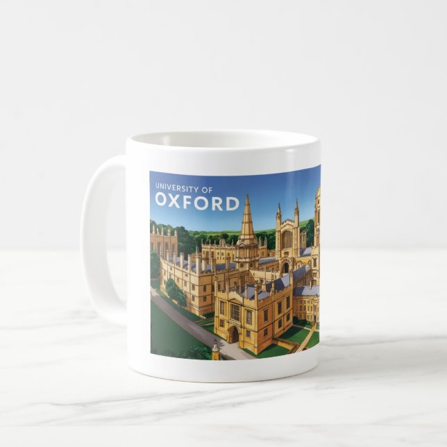 Die Träumereien von Oxford Kaffeetasse (Vorderseite Links)