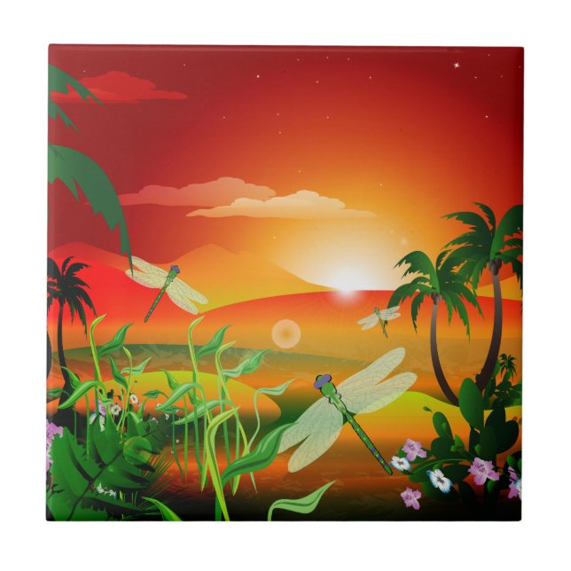 Die Traumwelt Fliese (Vorderseite)