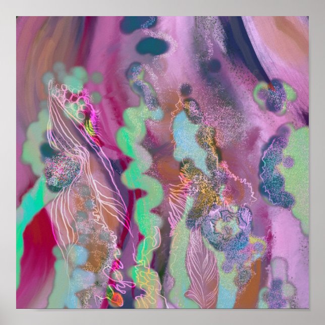 Die trendige Dekoration der Abstrakten Kunst (Vorne)