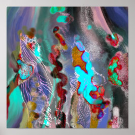 Die trendige Dekoration der Abstrakten Kunst