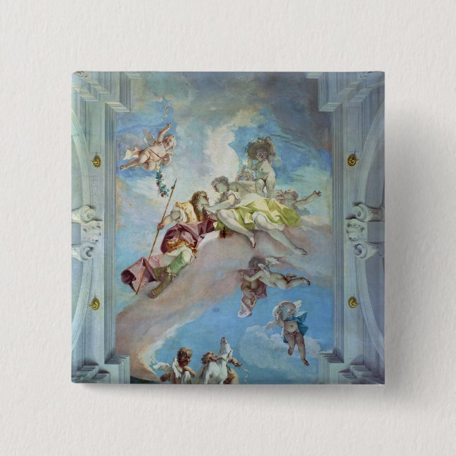 Die Trennung von Venus von Adonis, 1707-08 Button (Vorderseite)