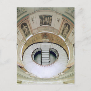 Die Treppe aus dem Jahre 1776 Postkarte