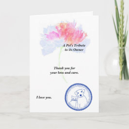 Die Tribut des Hauses an die geklappte Karte des B