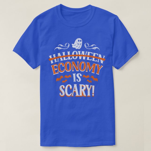 Die Trick- oder Treatwirtschaft ist Beängstigendes T-Shirt (Design vorne)