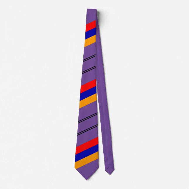 "Die tricolor Neck Tie Krawatte (Vorderseite)