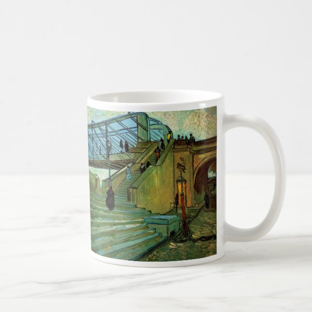 Die Trinquetaille-Brücke von Vincent van Gogh Kaffeetasse (Rechts)