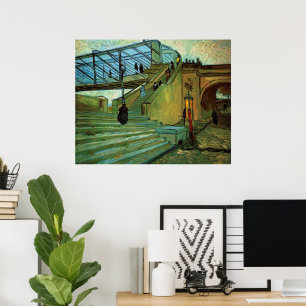 Die Trinquetaille-Brücke von Vincent van Gogh Poster