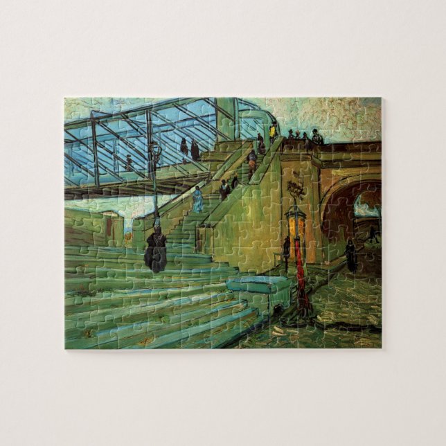 Die Trinquetaille-Brücke von Vincent van Gogh Puzzle (Horizontal)