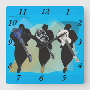 Die Trio - Acryl-Wanduhr Quadratische Wanduhr