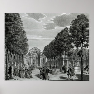 Die Triumphbögen, Handels Statue im Süden Poster