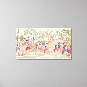 Die triumphierende Pariser Armee kehrt zurück Leinwanddruck