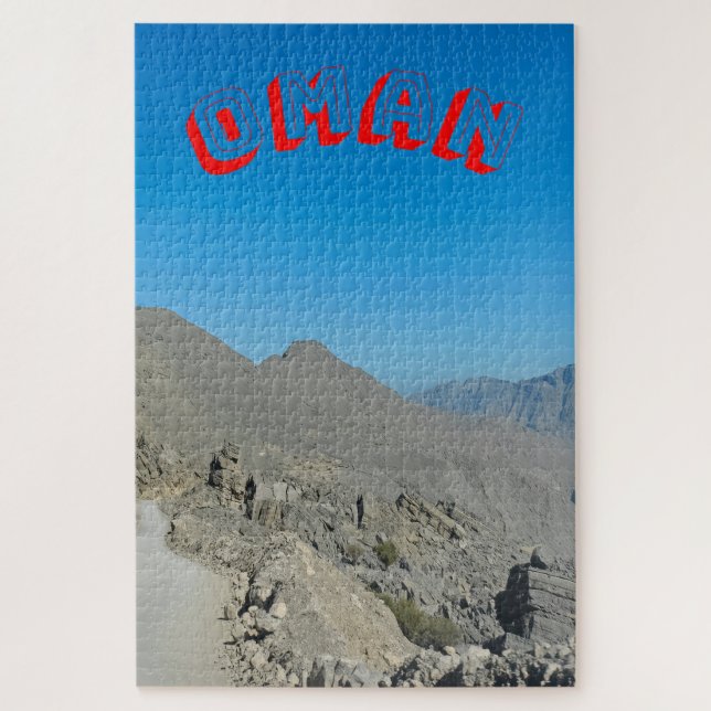 Die trockenen Berge von Oman Puzzle (Vertikal)