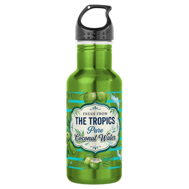 Die Tropen Edelstahlflasche (Vorderseite)