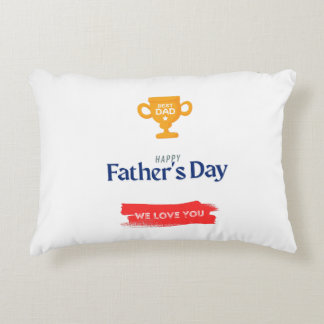 Die Trophie des besten Vaters je Vater Dekokissen